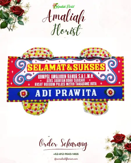 Papan Bunga Ucapan Selamat Sidoasri